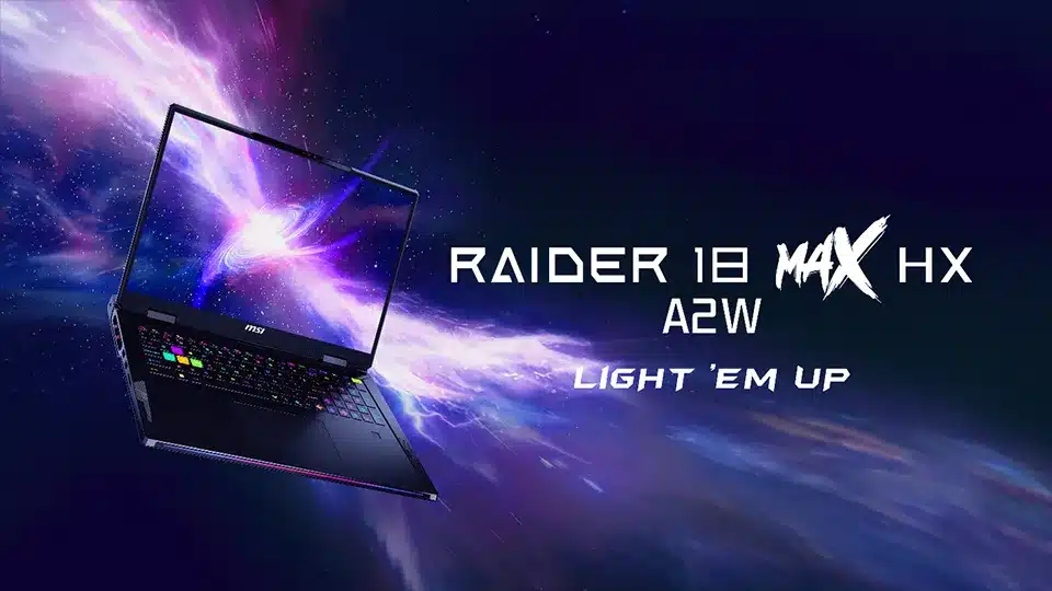 MSI представи новите си лаптопи Raider, Crosshair, Titan и Cyborg с новите процесори на Intel и видеокарти GeForce RTX 50