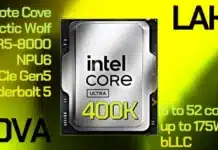 Основните характеристики на бъдещите процесори Intel Nova Lake-S: до 52 ядра, DDR5 памет и TDP до 175W