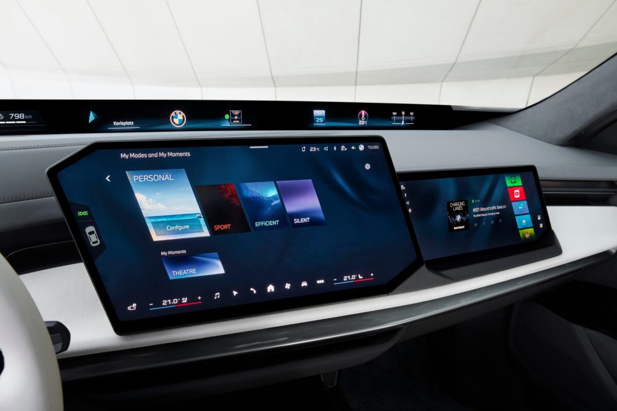 BMW представи новата „седмица“, базирана на платформата Neue Klasse със спорна визия, много екрани и „скрити технологии“