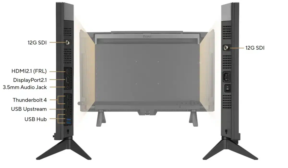 Asus представи професионалния монитор ProArt Display OLED PA32USD – 4K с 240Hz, 12G-SDI, Thunderbolt 4 и вграден колориметър