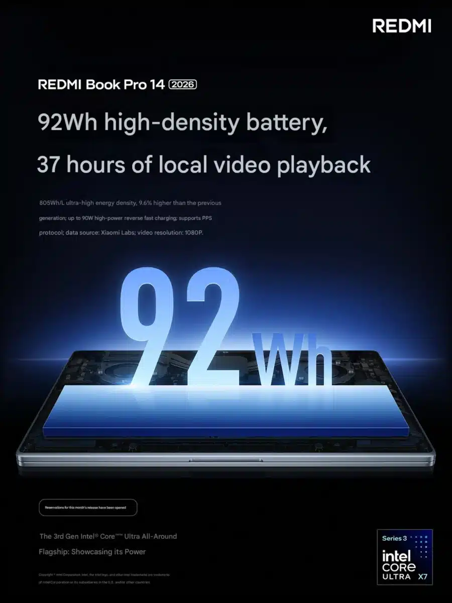 Xiaomi представи достъпен конкурент на MacBook Pro с процесор Intel Panther Lake