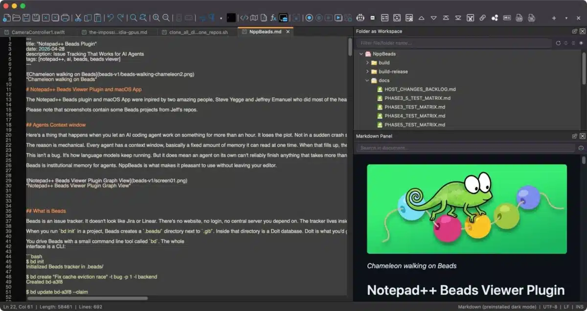 След 20-годишно чакане: редакторът Notepad++ е наличен за macOS