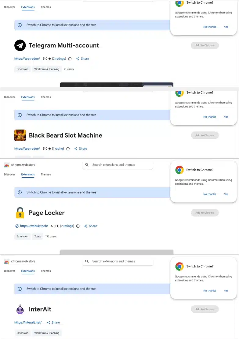 В уеб магазина на Google Chrome са открити над 100 злонамерени разширения, изтеглени над 32 милиона пъти