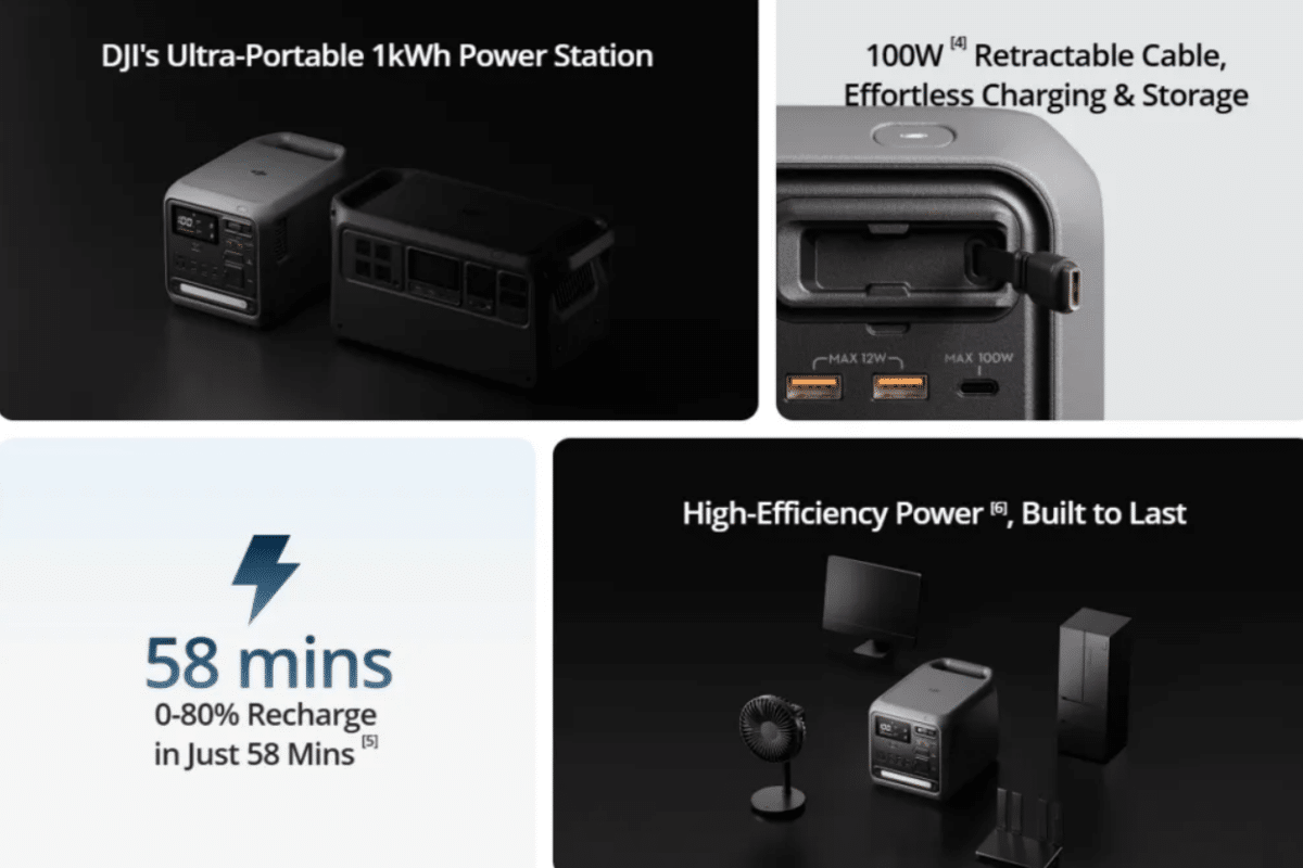 DJI представи компактната преносима електростанция Power 1000 Mini