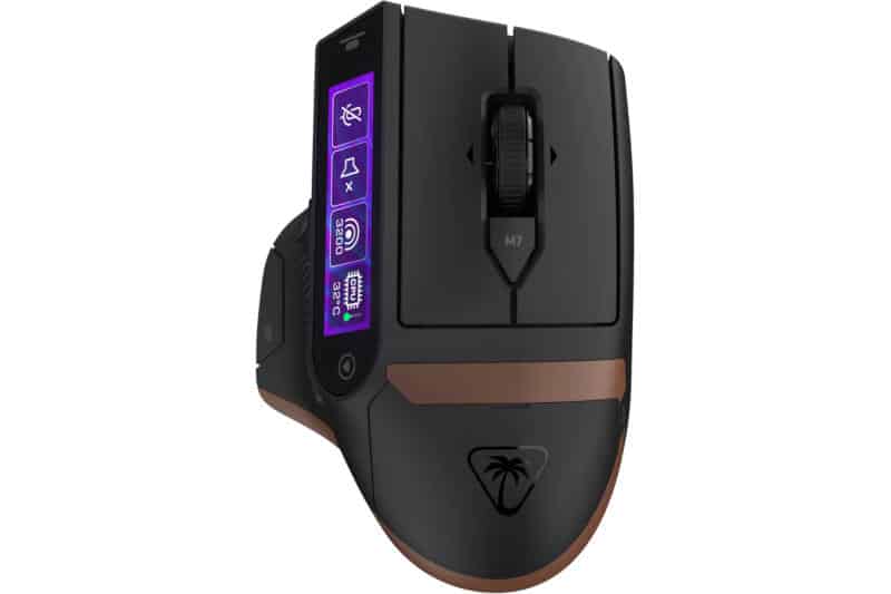 Новата мишка на Turtle Beach е снабдена с 2,25-инчов сензорен екран, сменяеми батерии и предлага 15 часа автономна работа