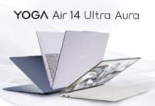 Lenovo анонсира ултрабука YOGA Air 14 Ultra Aura: тежи 975 грама и има OLED екран