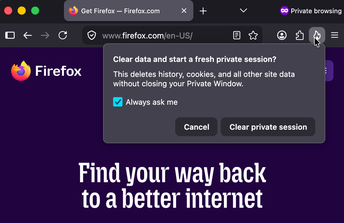 Новата версия на Firefox позволява избор на VPN локация