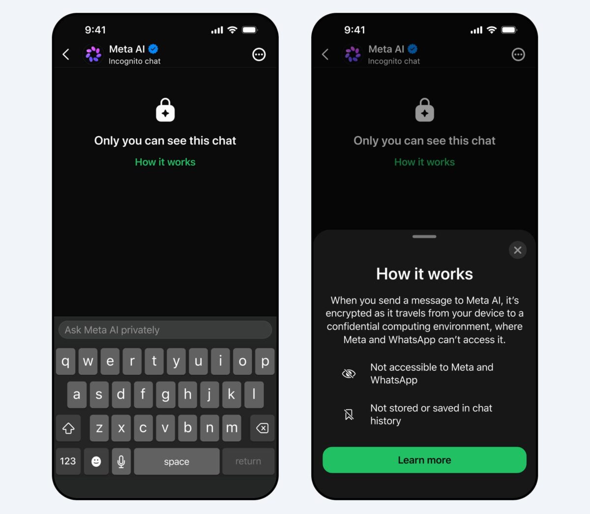 WhatsApp получи „инкогнито режим“ за AI-чатовете: Meta обещава пълна поверителност на кореспонденцията
