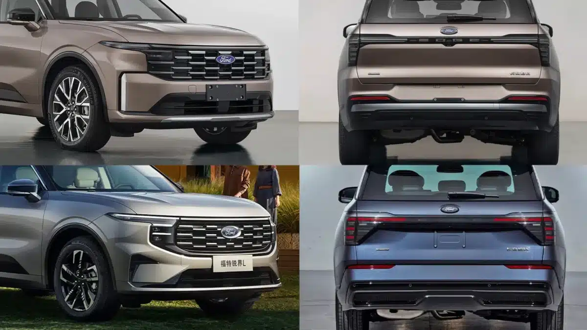 В Китай Ford подготвя обновен Edge L: какви промени са направени по каросерията