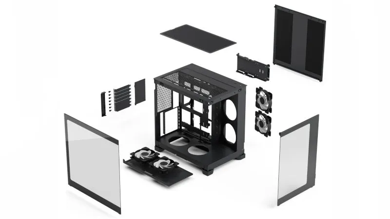 Fractal Design пусна на пазара Pop 2 Vision: панорамна кутия с двукамерно разположение и реверсивни вентилатори