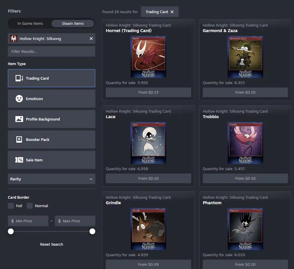 Valve обяви голям ъпдейт на Steam Marketplace с изцяло нов интерфейс и удобни филтри