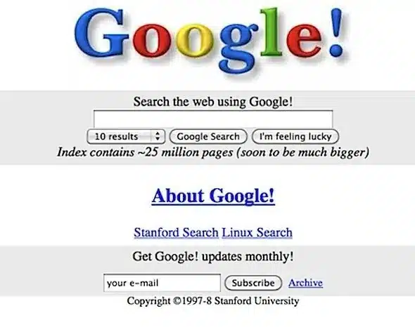 Как изглеждаше търсенето в интернет преди появата на Google и как изглежда сега