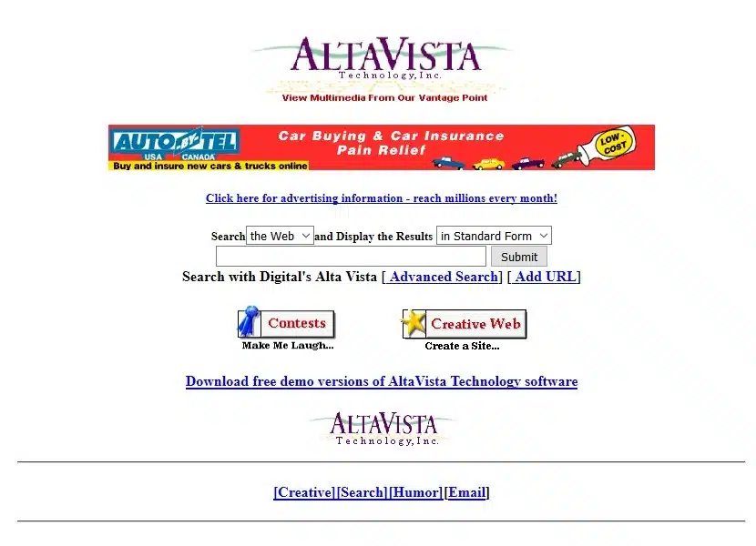 Как изглеждаше търсенето в интернет преди появата на Google и как изглежда сега