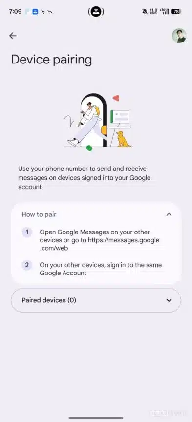 Google улеснява влизането в Messages: QR кодовете остават в миналото