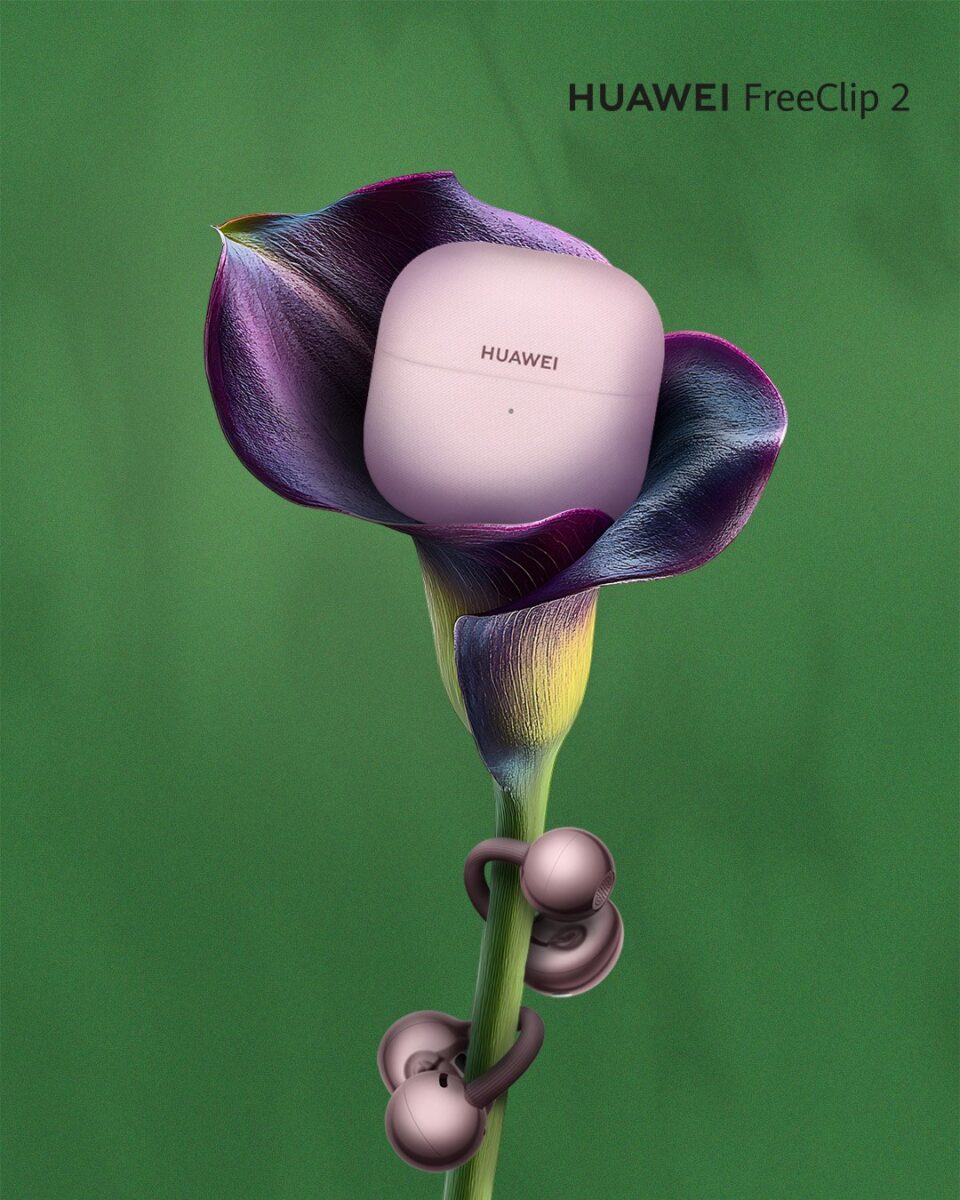HUAWEI FreeClip 2 добавя Berry Purple към цветовата си гама