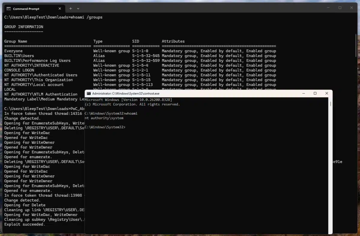 Хакер публикува експлойт за пълен контрол над Windows 11 – уязвимостта не е отстранена от 2020 година