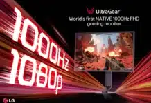 LG представи първия в света геймърски монитор с 1000Hz честота на опресняване при 1080p резолюция