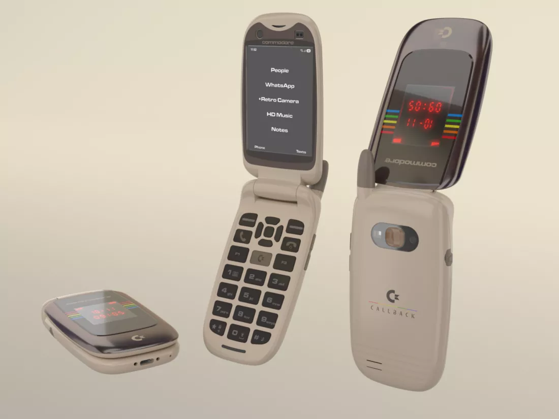 Callback 8020 на Commodore е флип телефон за 9, който блокира социалните мрежи и браузърите