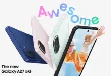 Samsung представи Galaxy A27 5G със 120Hz AMOLED-екран, 50MP камери и актуализации до 2032 година