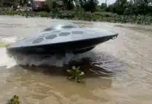 Мъж конструира летяща чиния, която е видял в сънищата си