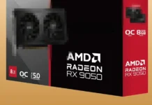 Новата AMD Radeon RX 9050 за 280 долара отстъпи в теста на видеокарта от 2023 година за 260 долара