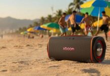 LG представи портативната колона xboom Blast с мощност 220W и автономност до 36 часа