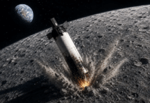 Излязла от контрол част от ракета на SpaceX се е разбила на Луната