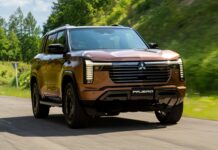 Новият Pajero загуби резервната си гума на задната врата