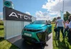 В завода на „Москвич“ започна масовото производство на руските електромобили „Атом“