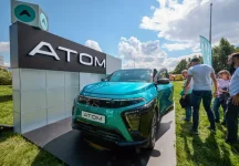 В завода на „Москвич“ започна масовото производство на руските електромобили „Атом“