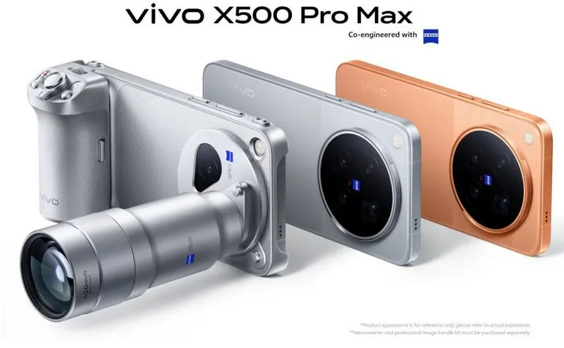 Vivo представи фотофлагманите X500 Pro и X500 Pro Max – първите смартфони с 2-нанометровия чип Dimensity 9600 Pro