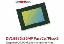 OmniVision представи 16 MP оптичен модул с възможност за запис на 4К видео с 60 fps